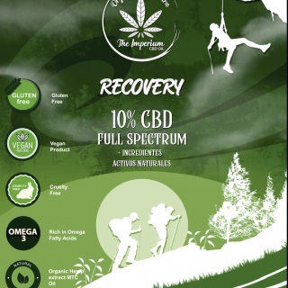aceite 10% CBD para deportistas o dolor