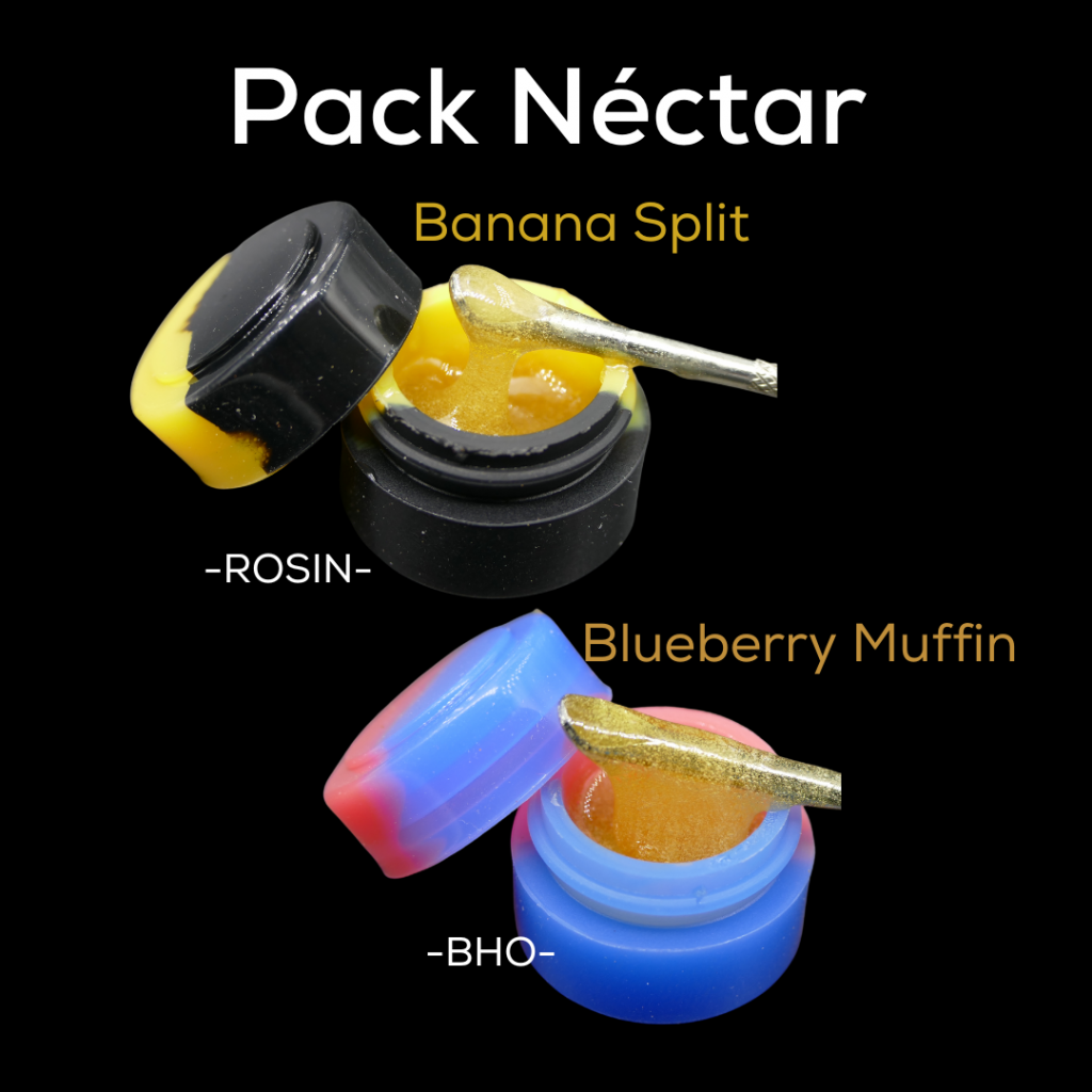 Pack Nectar Rosin Banana Split + BHO Blueberry Muffin