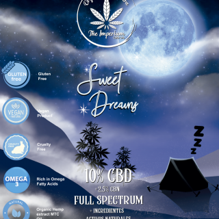 SWEET DREAMS Aceite de 10%CBD y 2,5%CBN