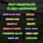 Pack degustacion flores cbd