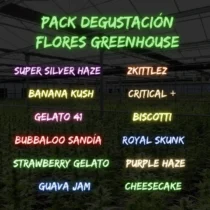 Pack degustacion flores cbd