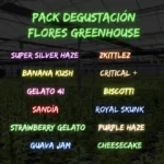 Pack degustacion flores cbd