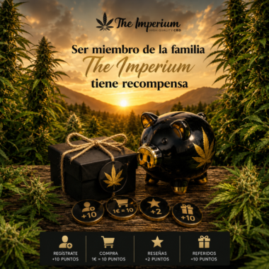 Cómo conseguir descuentos y regalos gratis en The Imperium CBD con nuestro sistema de puntos