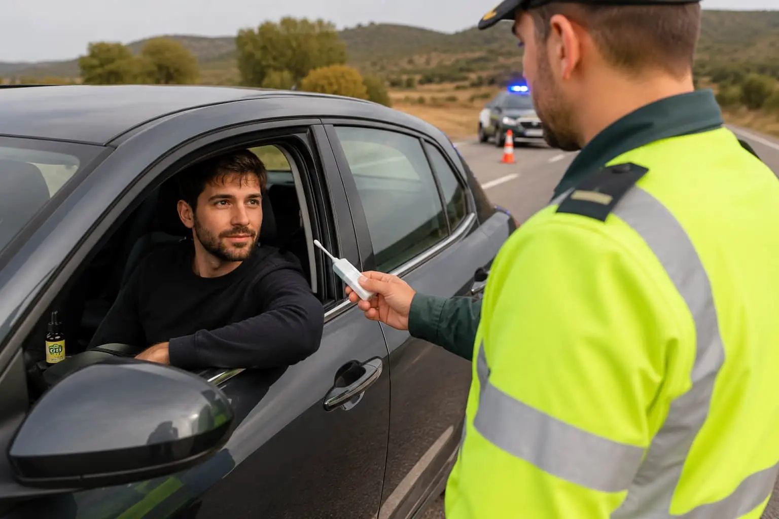 ¿El CBD coloca? La respuesta honesta de quien lo vende 2 Control de la DGT y test de saliva al conducir con CBD