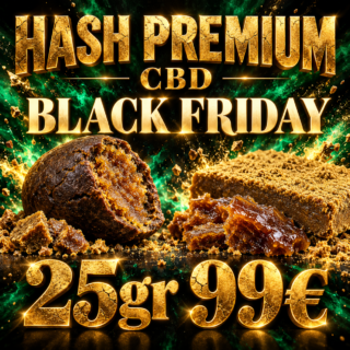 Hash premium CBD Black Friday | 25 g por 99 €