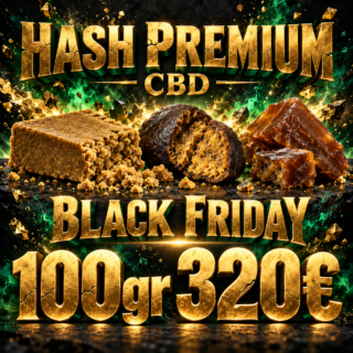 Hash premium CBD Black Friday | 100 g por 230 €